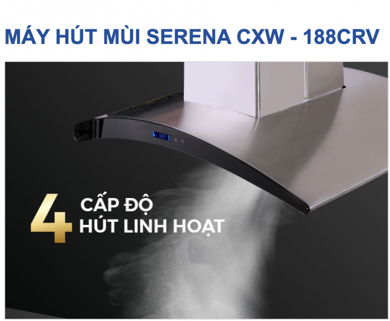 HÚT MÙI KOCHER Serena CXW-188CRV ( LIÊN HỆ TRỰC TIẾP ĐỂ CÓ GIÁ TỐT NHẤT )