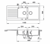 chau-rua-hafele-hs19-ged2s80-mau-den-1160x500x170/195 - ảnh nhỏ 6