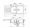 chau-da-hafele-hs19-ged2s80-mau-kem-1160x500x170/195 - ảnh nhỏ 3